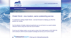 Desktop Screenshot of chaletworld.co.uk